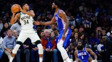 Giannis scores 21, Matthews’ 3 sends Bucks past 76ers