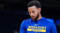 Warriors’ Stephen Curry exits win vs. Mavericks with leg injury