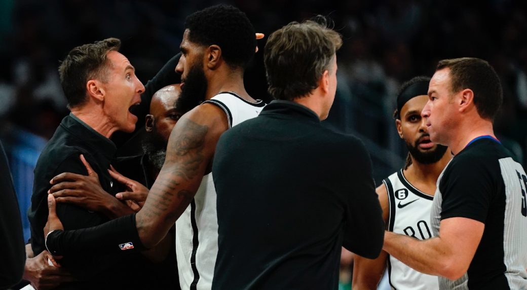 Heated Nash receives first ejection as coach, Nets fall to Bucks