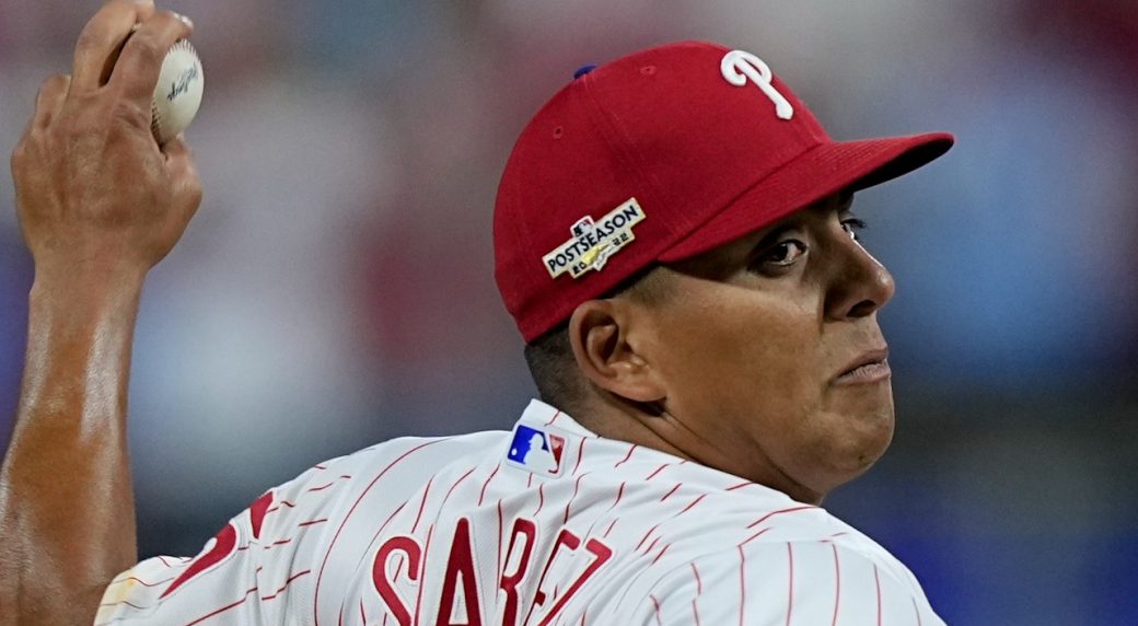 Phillies starter Ranger Suárez scratched from Sunday start with hamstring  soreness