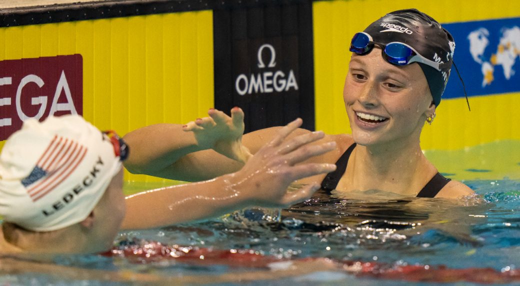 A year after breakout, Canada's McIntosh returns to Toronto pool a star and  wins gold