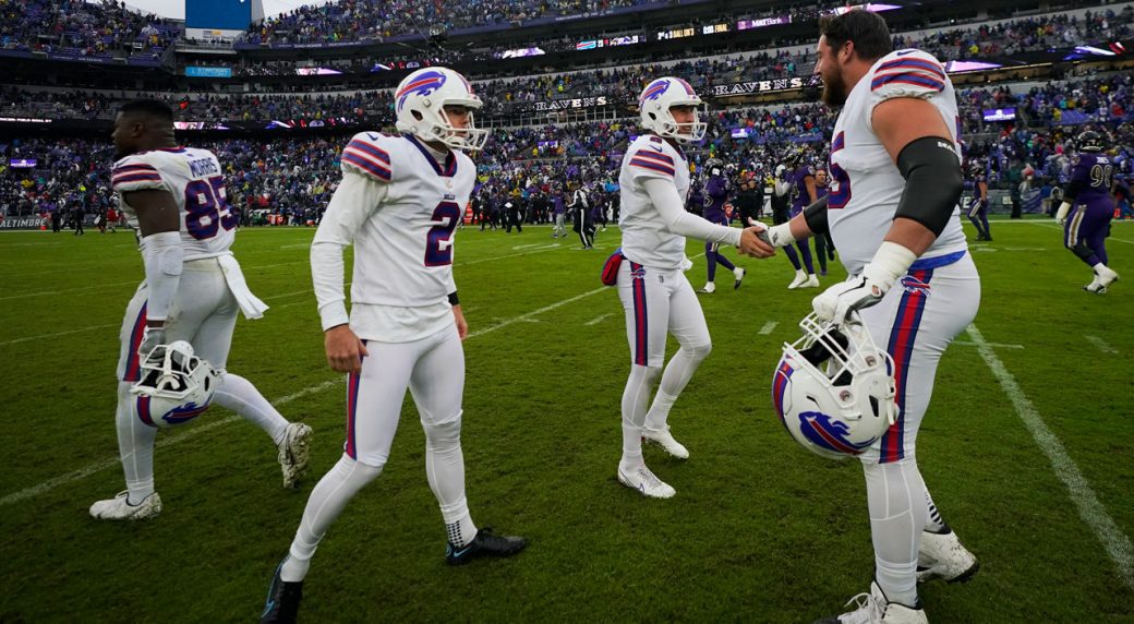 NFL Sunday Roundup Ravens blow another lead as Bills win off late