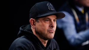 New York Yankees manager Aaron Boone. (Seth Wenig/AP)