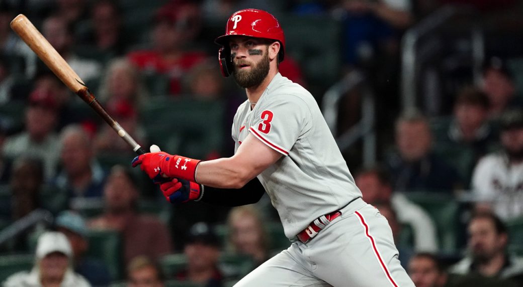 Phillies consider moving Bryce Harper up in World Series lineup
