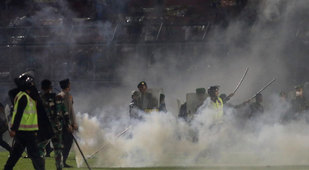 125 die as tear gas triggers crush at Indonesia soccer match