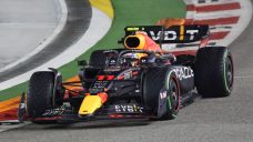Verstappen’s F1 title on hold after Perez wins in Singapore