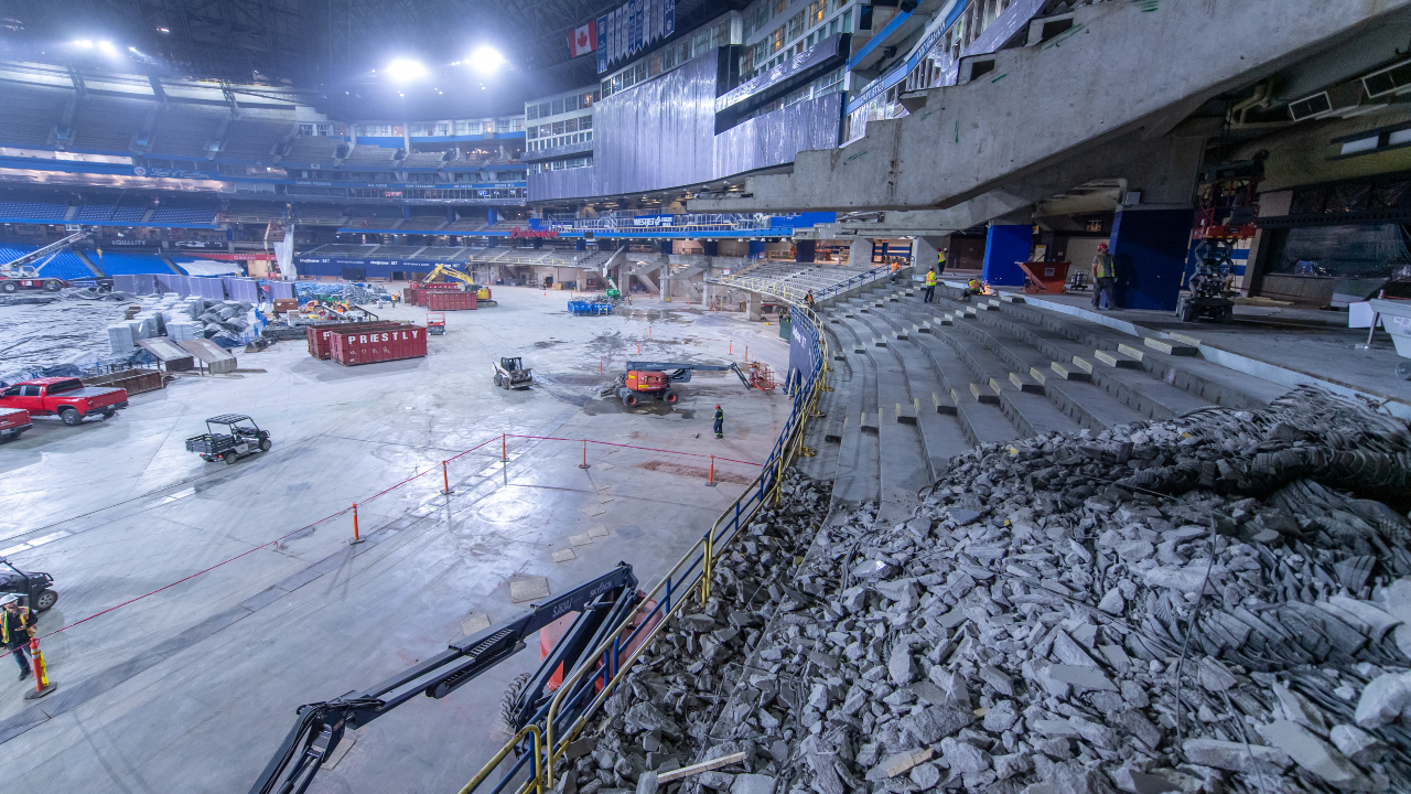 Rogers Centre renovations. (Photo courtesy Blue Jays)