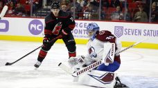 Lehkonen’s overtime goal lifts Avalanche past Hurricanes