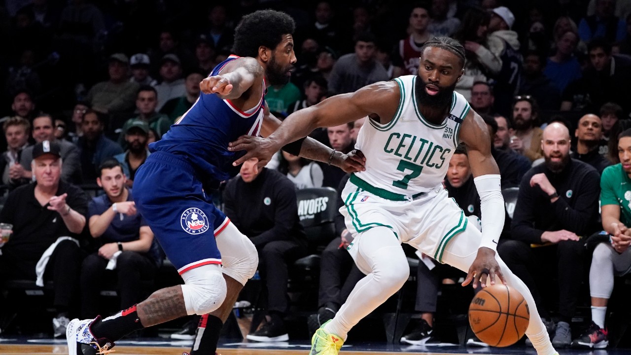 Kyrie Irving considers him a 'brother' now, but Jaylen Brown understands  their relationship differently - The Boston Globe