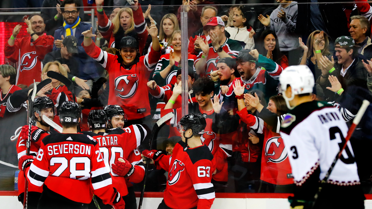 NJ Devils earn first win of season at home in Sweden