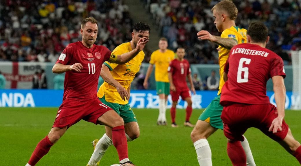 Australia joins France in advancing from Group D at World Cup