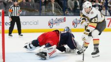 Cotter scores decisive goal in shootout to lift Vegas past Columbus