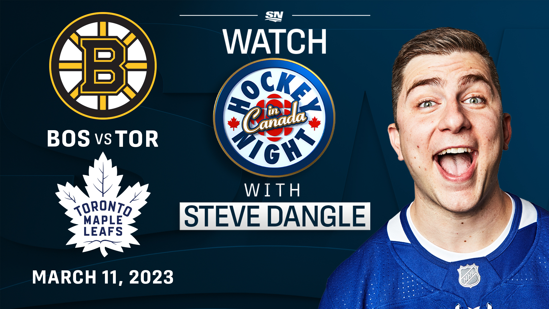 Watch Hockey Night in Canada with Steve Dangle presented by Coca-Cola