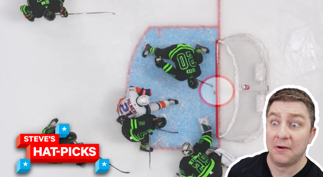 NHL Plays Of The Week HOW Did The Puck Not Cross The Goal Line?! Steve's HatPicks