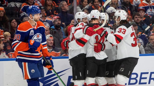 Kuzmenko nets first NHL hat trick as Canucks down Ducks