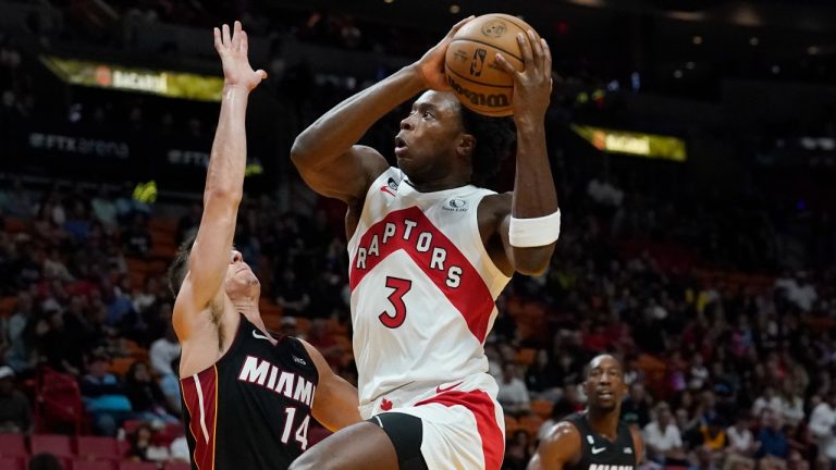 Toronto Raptors forward O.G. Anunoby has one year left of control and a player option on his contract. (Frank Gunn/CP)