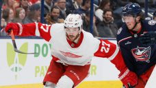 Hronek’s pair, Larkin’s three points help Red Wings topple Blue Jackets
