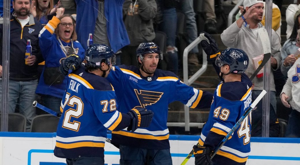 Blues snap franchise record eight-game losing streak with win over