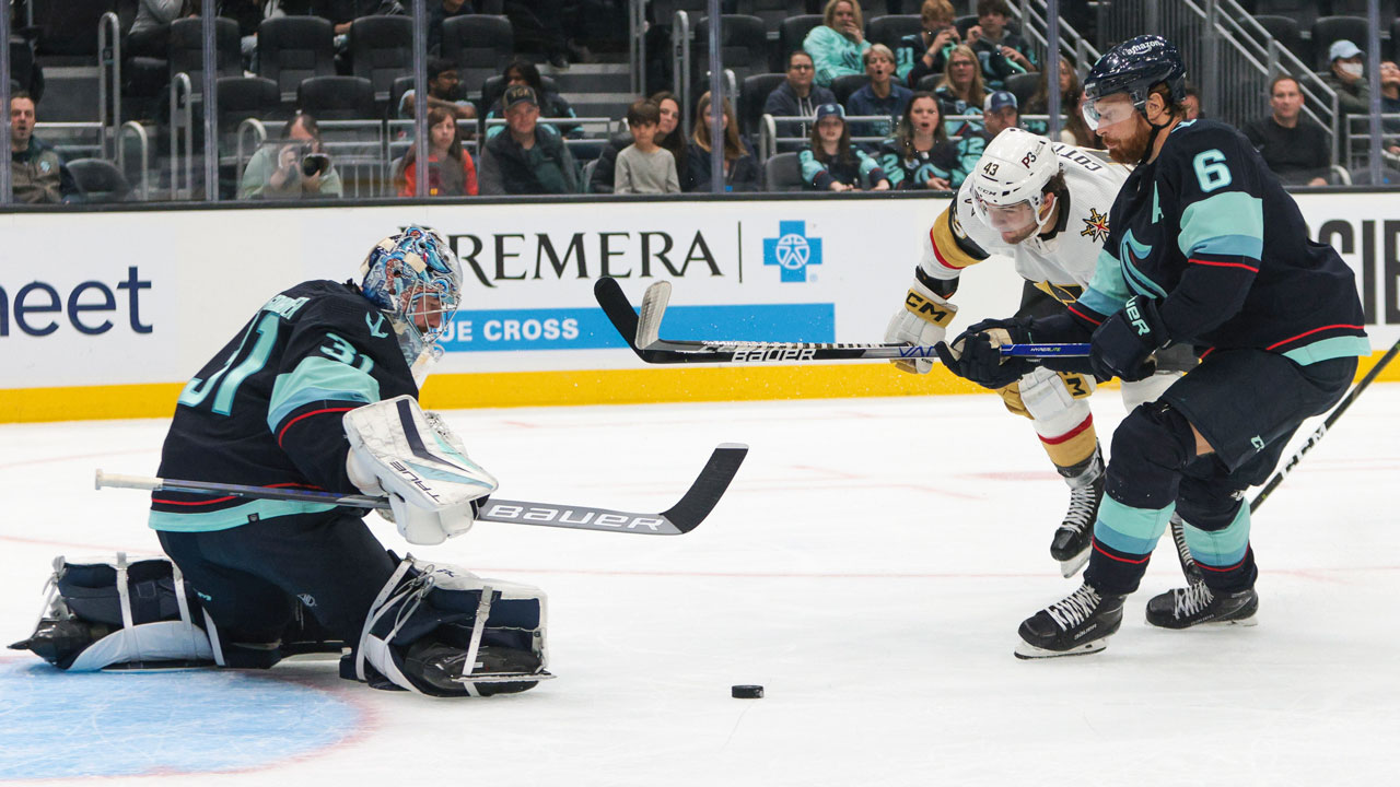 Vegas claims Pacific Division crown with 3-1 win over Kraken - The