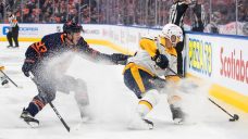 Kane scores three as surging Oilers pound Predators