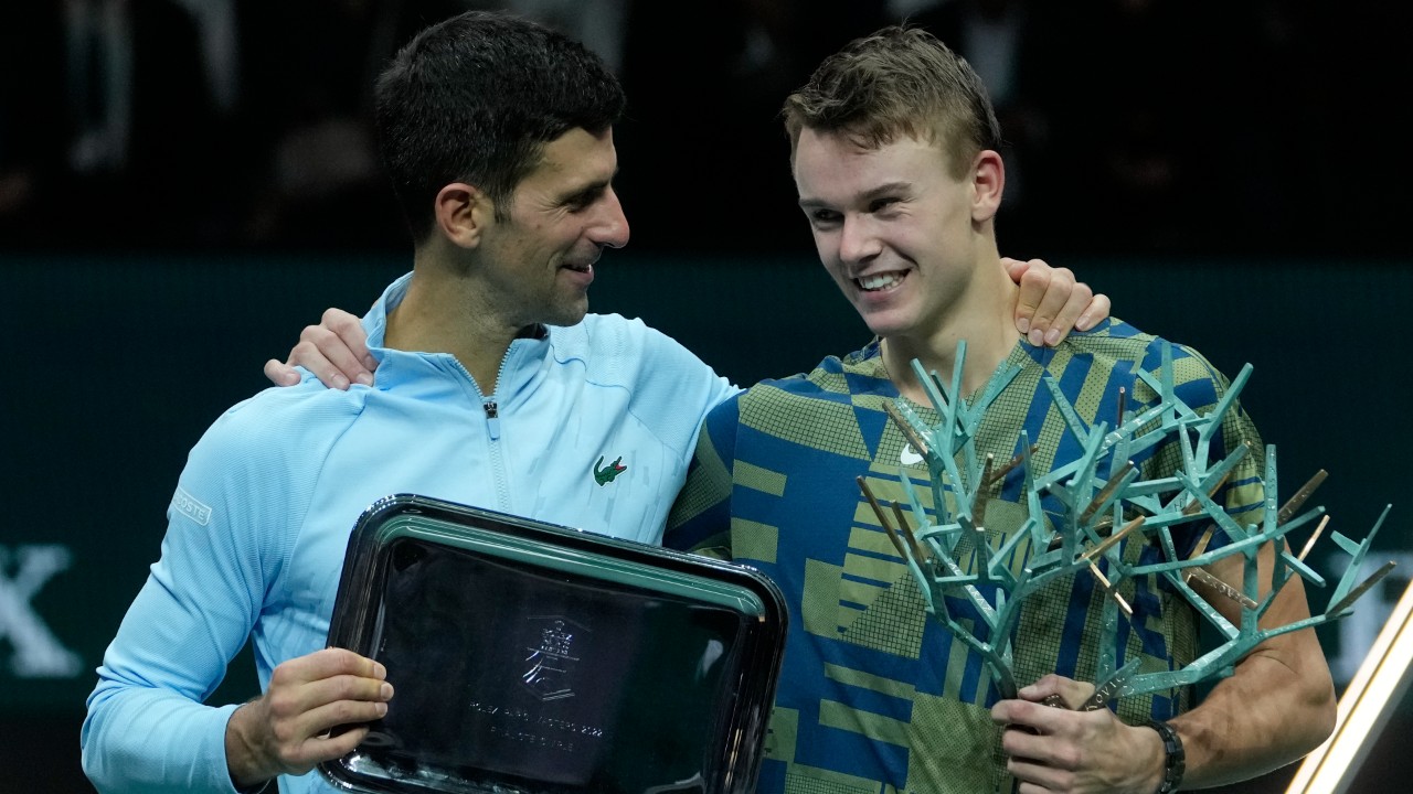 Danish teenager Rune stuns Djokovic to win Paris Masters