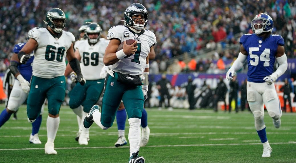NFL Sunday Roundup Eagles clinch playoff spot, Bills hold off Jets