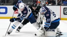 Jets’ Schmidt leaves game after hit from Predators’ Jeannot, will not return