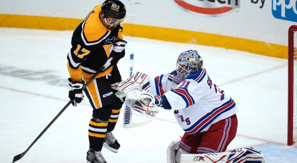 Penguins’ Bryan Rust out vs. Rangers, day-to-day with lower-body injury Penguins’ Bryan Rust out vs. Rangers, day-to-day with lower-body injury