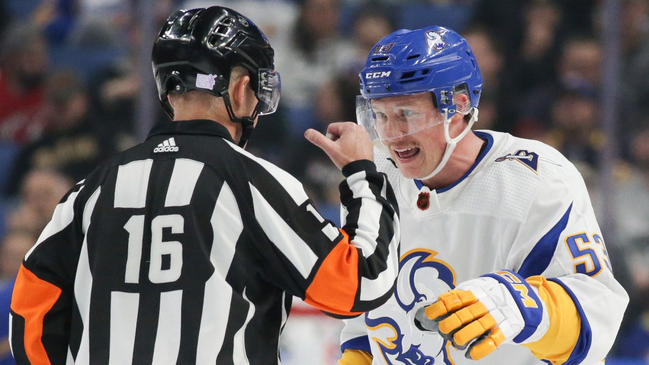 Jeff Skinner facing potential suspension after ejection in Sabres' OT loss  to Penguins