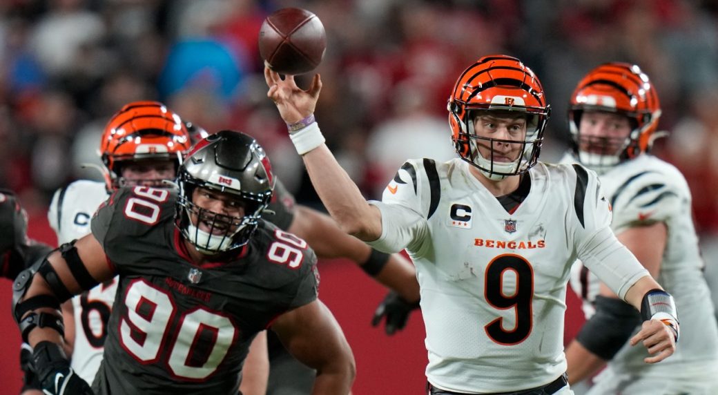 Burrow throws for 4 TDs, Bengals rally past Buccaneers
