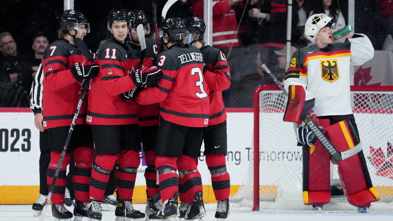 Bedard ties three Canadian records with four-assist game vs. Sweden