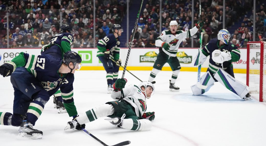 Canucks’ offence falls short and defensive woes on display in shutout loss to Wild