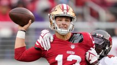 49ers QB Purdy dealing with injury after winning 1st start