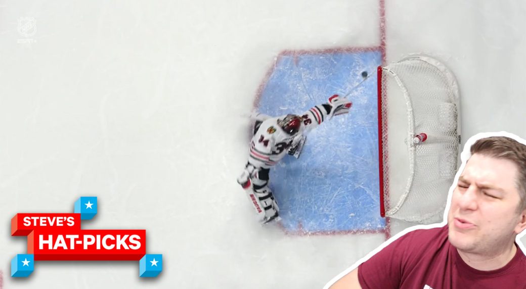 NHL Plays of the Week How did he make that save? Steve's HatPicks