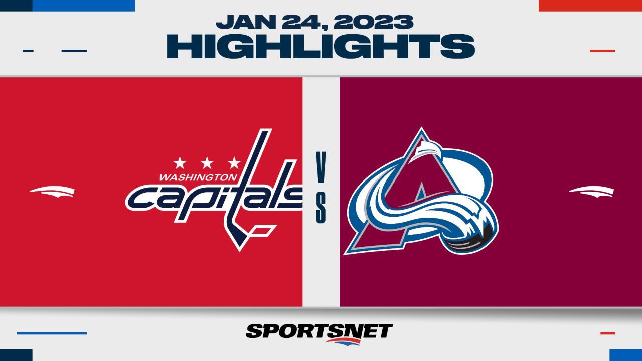 NHL Highlights: Avalanche 3, Capitals 2