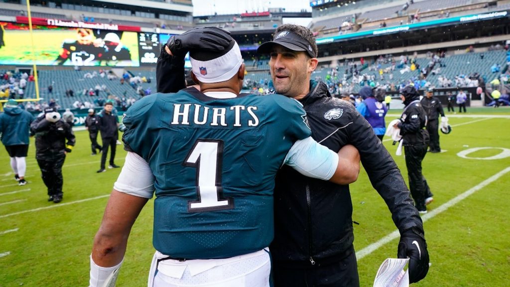 ‘Obsessed with getting better’: Eagles coach Sirianni on working with QB Jalen Hurts
