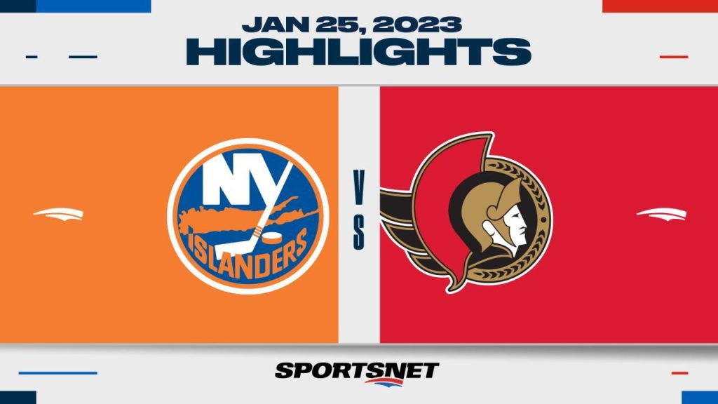 NHL Highlights: Senators 2, Islanders 1