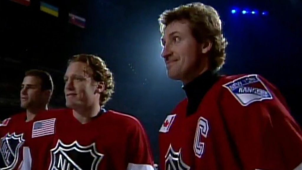A Boston fan couldn't believe he got to touch Gretzky's hand; what