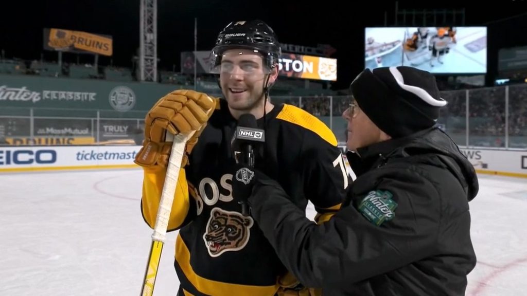 Bruins score two in third period to beat Penguins in Winter Classic