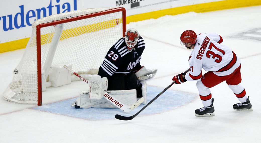 Hurricanes improve winning streak to 11 with shootout victory over Devils
