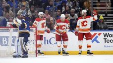 ‘I think I blacked out’: Flames’ Duehr becomes first South Dakotan to score in NHL