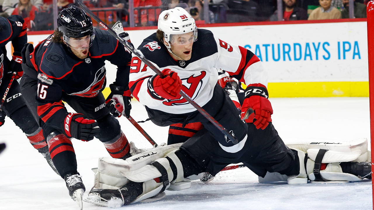 Hurricanes get crushed by Devils despite tying NHL record