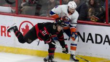 Greig impresses in NHL debut as Senators beat Islanders