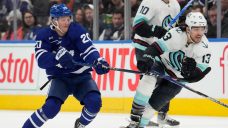 Maple Leafs loan Dryden Hunt to Marlies, Pontus Holmberg returns to lineup
