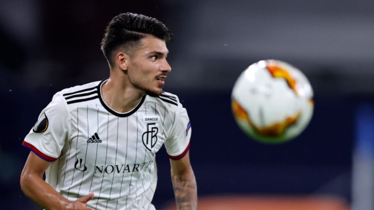 Raoul Petretta, seen in this file photo with former club FC Basel, in 2020. Toronto FC added to its defence Tuesday by signing former Italian youth international Raoul Petretta from Turkey's Kasımpasa Spor Kulubu. (Wolgang Rattay/AP) 