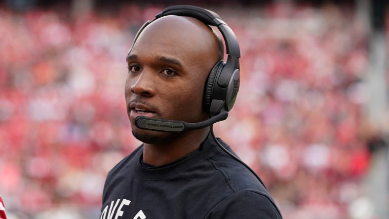 Former 49ers defensive coordinator DeMeco Ryans is the new head coach of the Houston Texans. (Godofredo A. Vásquez/AP) 