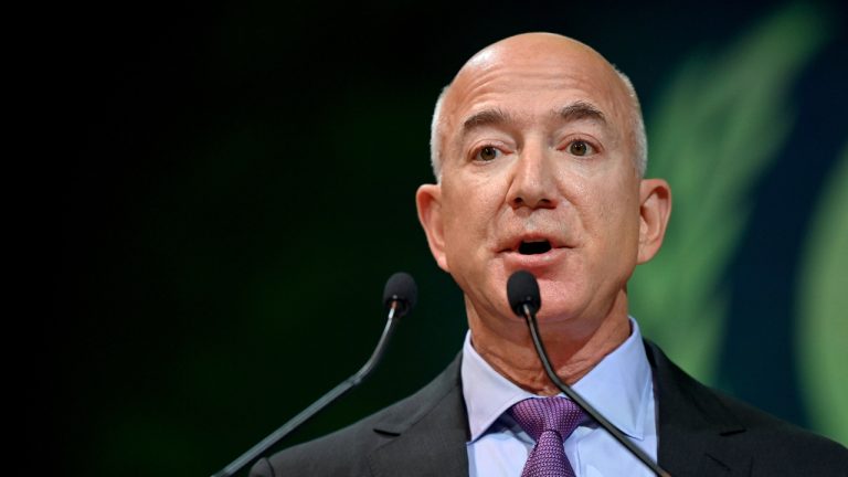 CEO of Amazon Jeff Bezos. (Paul Ellis/Pool Photo via AP)