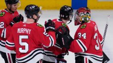 Blackhawks win in shootout after Kane’s dramatic buzzer-beater waved off