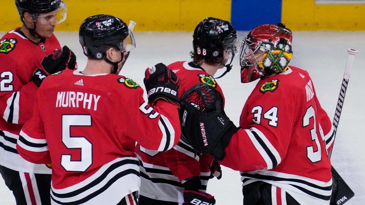 Blackhawks win in shootout after Kanes dramatic buzzer-beater waved off