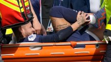 Neymar injures ankle, leaves pitch on stretcher in PSG’s match against Lille